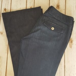 White House Black Market Trouser Leg Jeans, Sz 10R